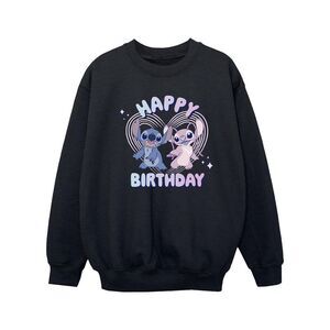 Lilo & Stitch Girls Happy Birthday Sweatshirt / Black